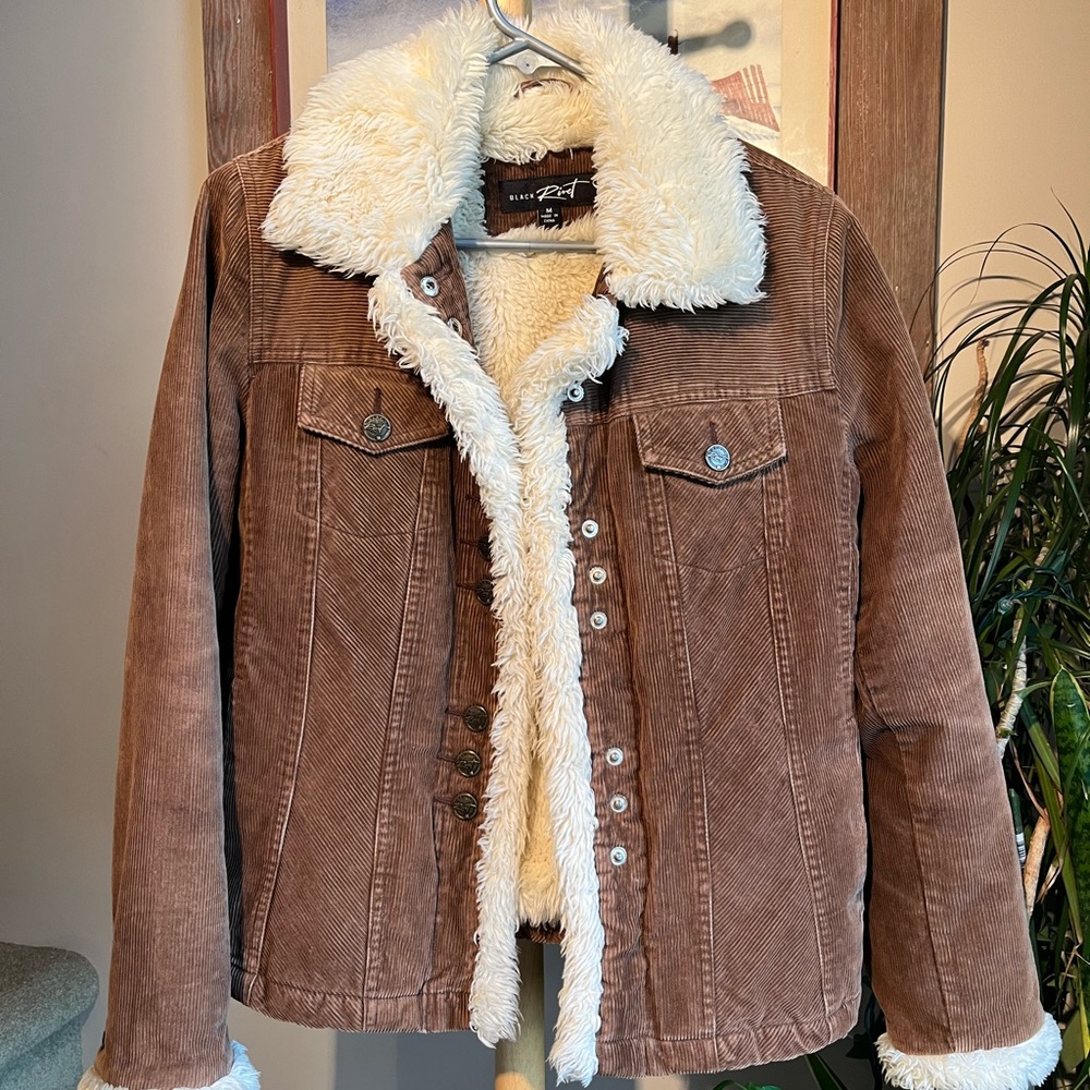 Corduroy Sherpa jacket